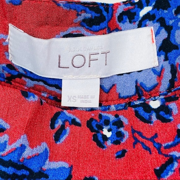 LOFT || Flowy Swing Tank with Tassel; Size XS - Picture 6 of 11